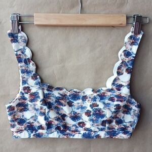 Marysia Large Scalloped Palm Springs Bikini Swim Top Sea Urchin L